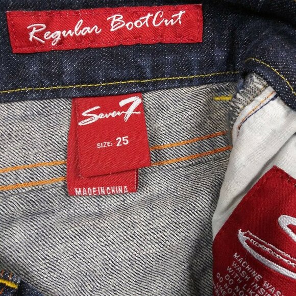 Seven 7 by Melissa McCarthy Women's Size 25 Blue Denim Regular Bootcut EUC - Picture 7 of 8